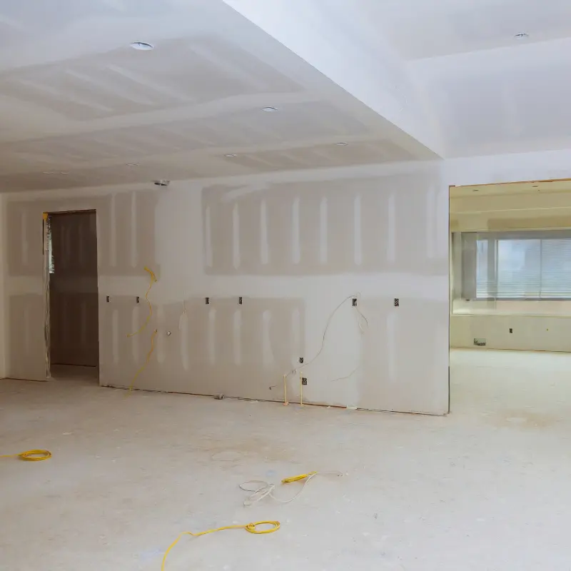 Old-fashioned hotel room with dated furnishings and decor