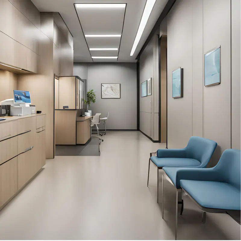 Modern hospital interior after renovation by ALC Builders