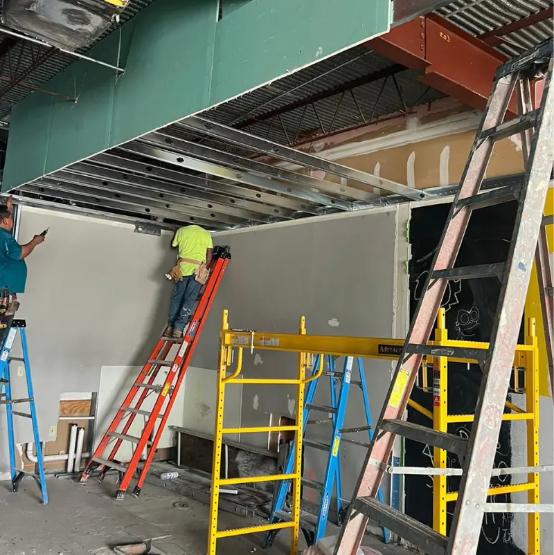 Welcoming hospital lobby redesigned by ALC Builders